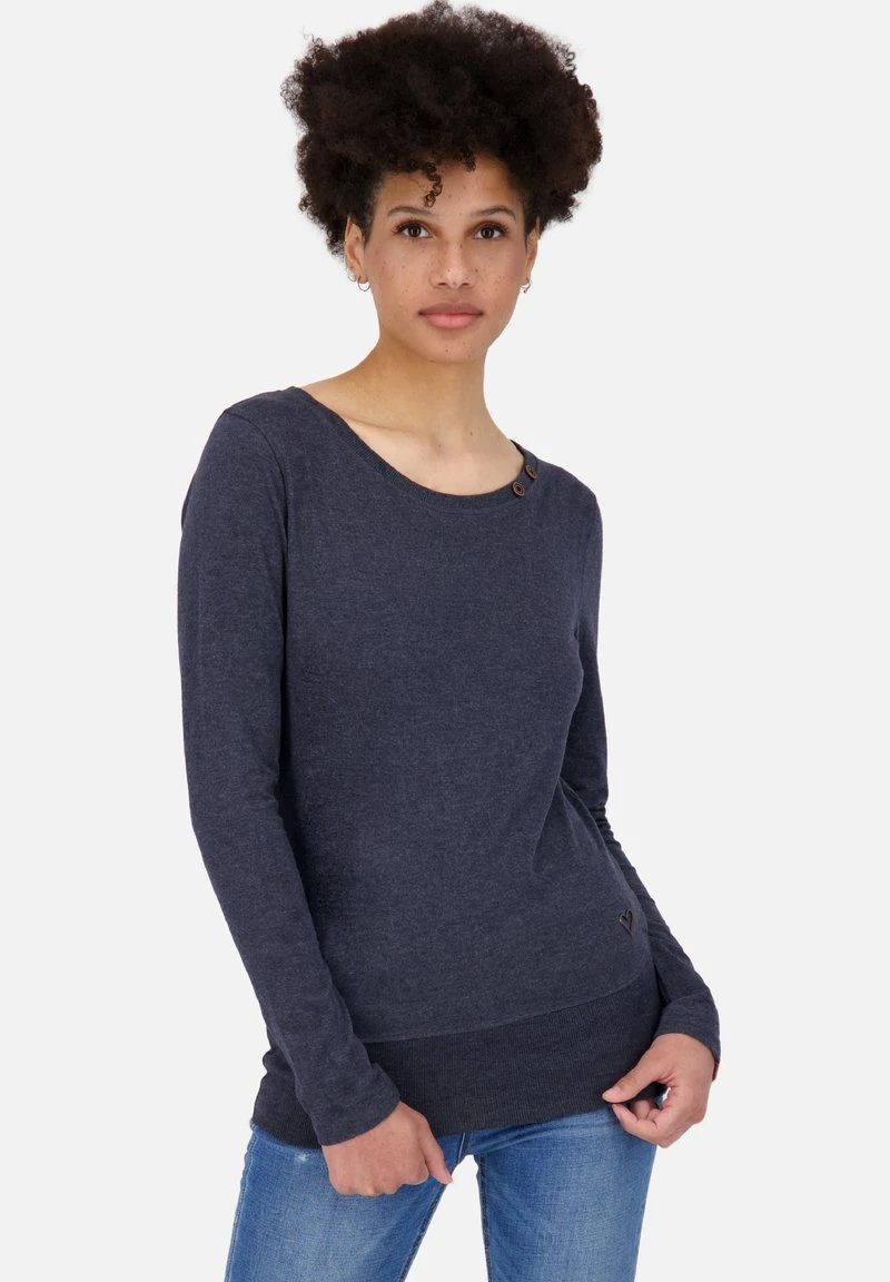 CONNYAK - Langarmshirt - Marine Melange 1 CONNYAK - Langarmshirt - Marine Melange