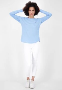 LEAAK A LONGSLEEVE - Langarmshirt - Fjord Melange -Alife & Kickin 585b274d82d64561a54437b181ee7a78