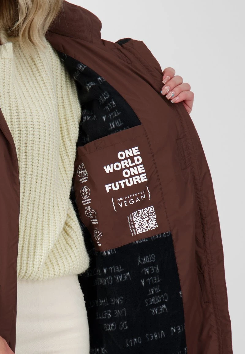 JUNAAK A - Wintermantel - Puce 4 JUNAAK A - Wintermantel - Puce – Bild 4