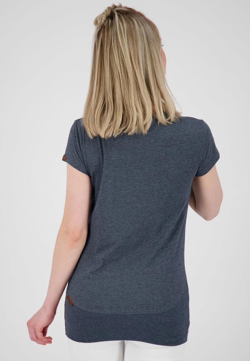 KIKOAK A - T-Shirt Basic - Marine Melange 3 KIKOAK A - T-Shirt Basic - Marine Melange – Bild 3