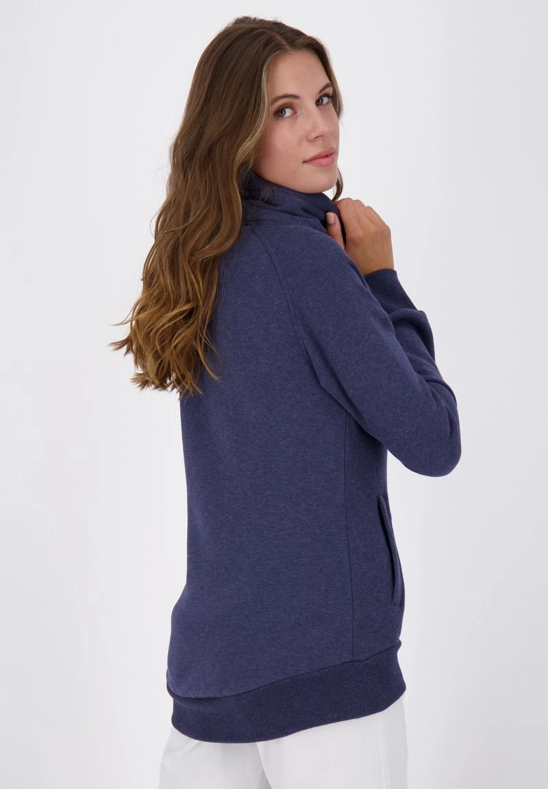 MERTEAK - Sweatjacke - Marine Melange 3 MERTEAK - Sweatjacke - Marine Melange – Bild 3