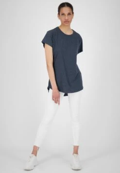 MINNYAK - T-Shirt Basic - Marine Melange 7 MINNYAK - T-Shirt Basic - Marine Melange -Alife & Kickin 61fb321e8f03488c935b2fb65634eb9d