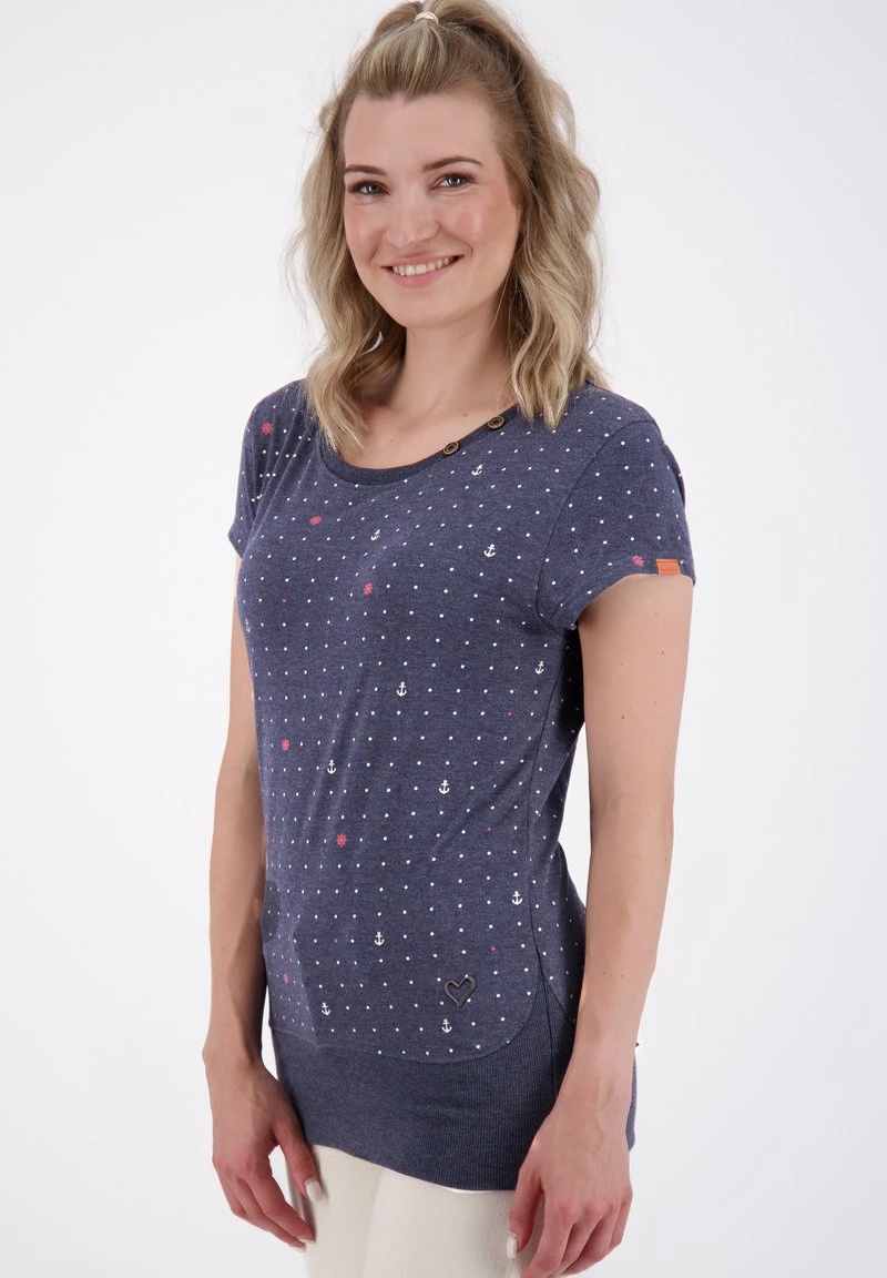 COCOAK B - T-Shirt Print - Marine Melange 5 COCOAK B - T-Shirt Print - Marine Melange – Bild 5