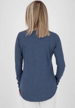 LEAAK A - Langarmshirt - Marine Melange 8 LEAAK A - Langarmshirt - Marine Melange -Alife & Kickin 67effbe20a7c4a2e964cd746e9091287