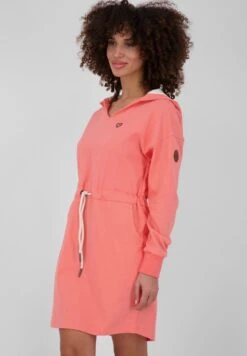 SCARLA - Freizeitkleid - Peach -Alife & Kickin 68d91503fe6146c9a616e400202dfbcb