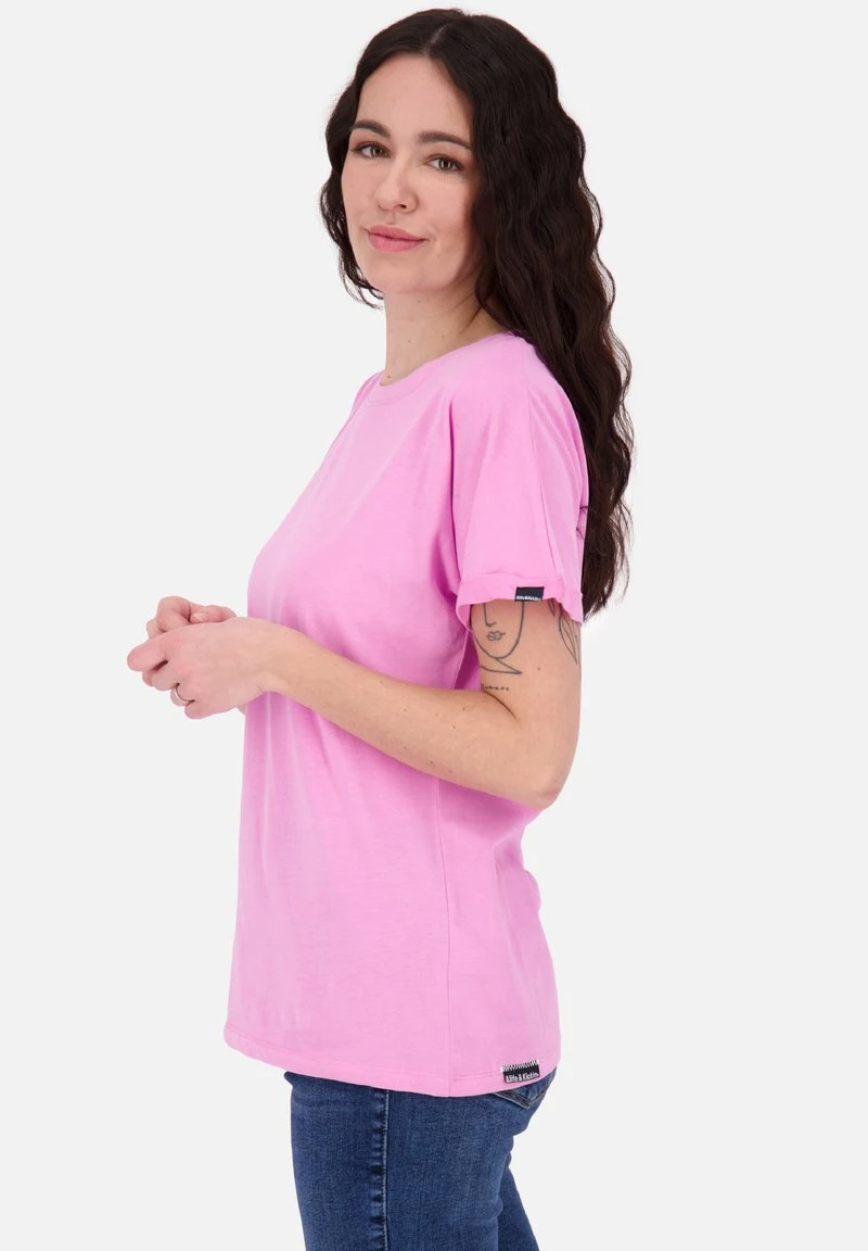 MALAIKAAK A - T-Shirt Basic - Bubblegum Melange 4 MALAIKAAK A - T-Shirt Basic - Bubblegum Melange – Bild 4