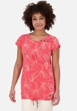 SUMMERAK - T-Shirt Print - Coral Melange
