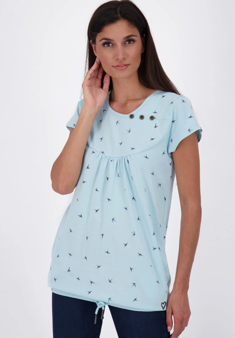 SUMMERAK - T-Shirt Print - Ice Melange 1 SUMMERAK - T-Shirt Print - Ice Melange