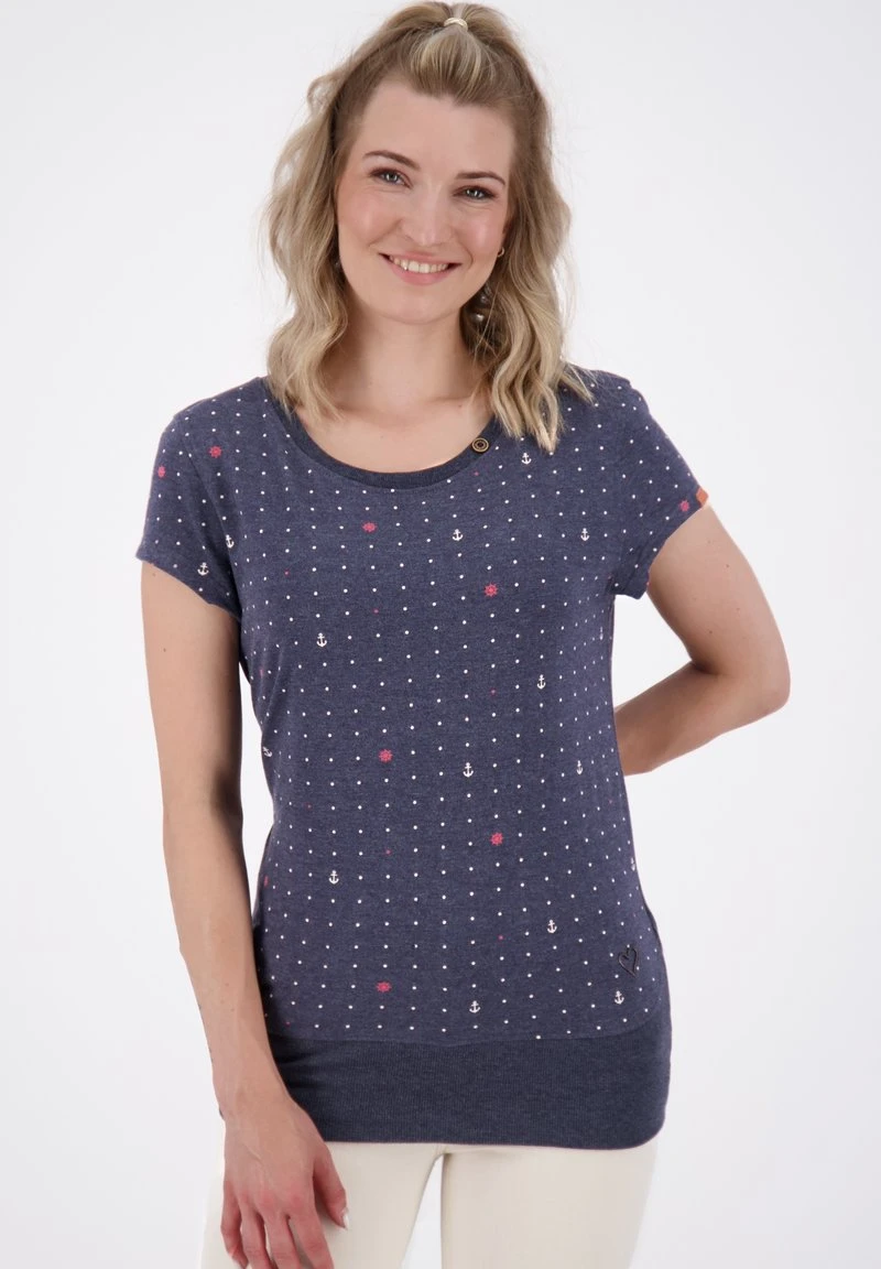 COCOAK B - T-Shirt Print - Marine Melange 1 COCOAK B - T-Shirt Print - Marine Melange