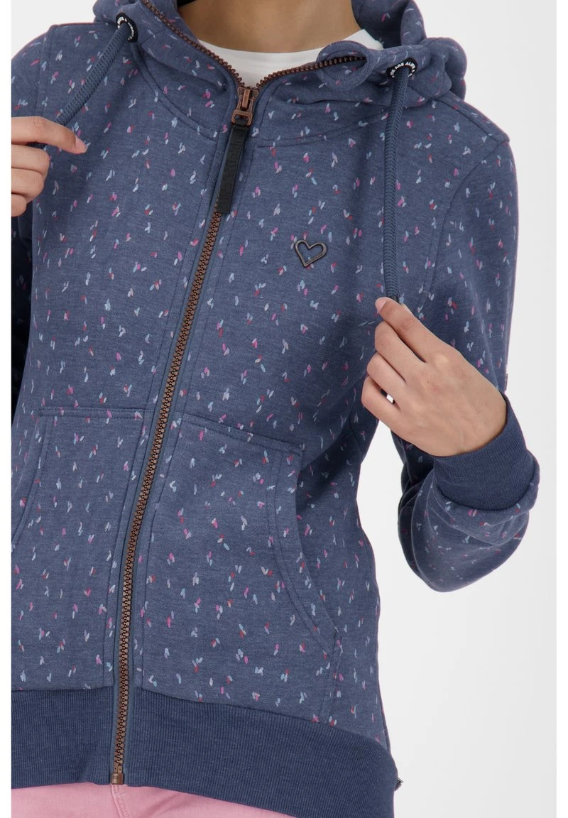 YASMIN - Sweatjacke - Nightblue Melange 4 YASMIN - Sweatjacke - Nightblue Melange – Bild 4