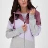 STEFFIAK - Sweatjacke - Mulberry Melange