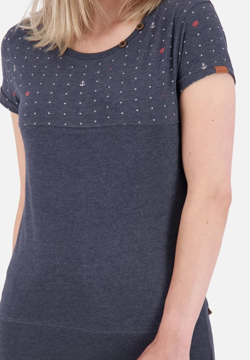 CORAAK B - T-Shirt Print - Marine Melange 5 CORAAK B - T-Shirt Print - Marine Melange – Bild 5