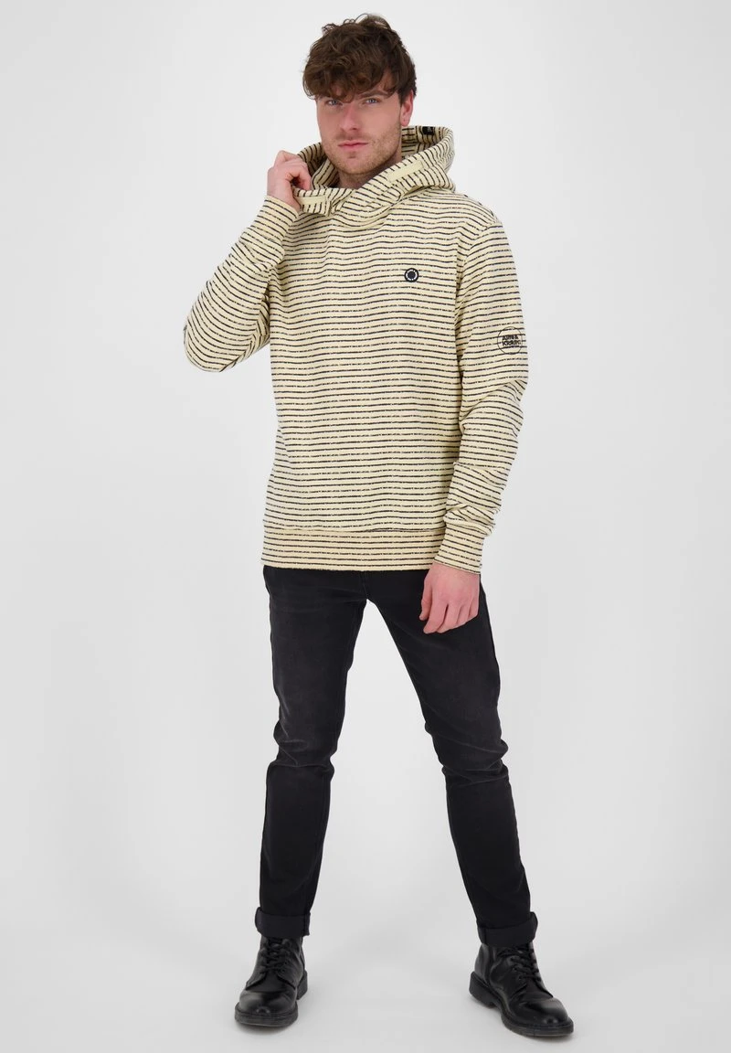 JOHNAK Z - Kapuzenpullover - Creme Melange 2 JOHNAK Z - Kapuzenpullover - Creme Melange – Bild 2