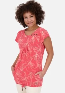 SUMMERAK - T-Shirt Print - Coral Melange -Alife & Kickin 6f97fc2967d34fa2914688b7ee5a8db3