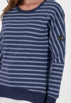 DARLA - Sweatshirt - Marine Melange -Alife & Kickin 70920f383b9b483594b02e8d55a0388a