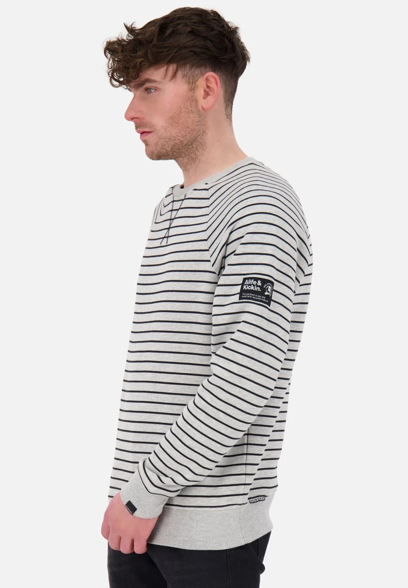 BORISAK Z RUNDHALS - Sweatshirt - Cloudy Melange 5 BORISAK Z RUNDHALS - Sweatshirt - Cloudy Melange – Bild 5