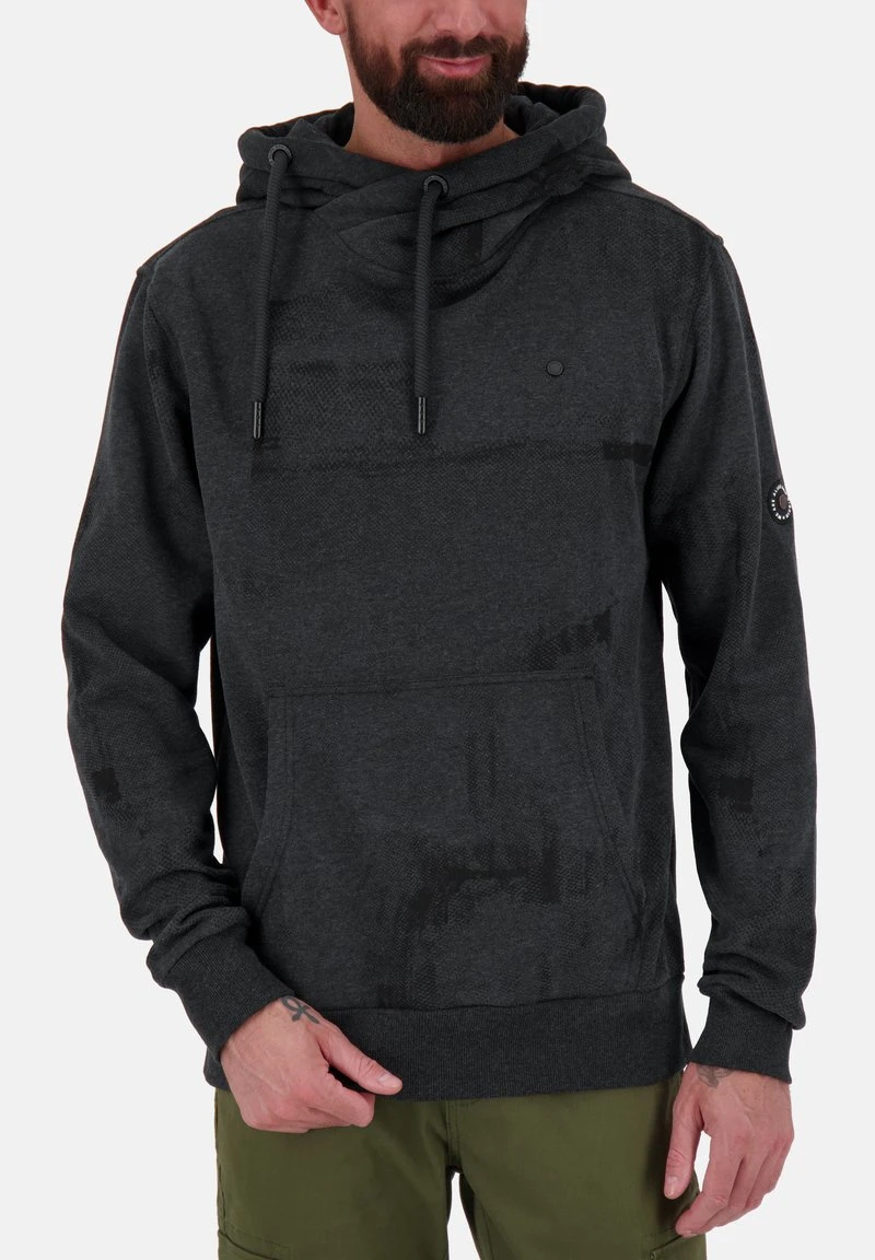 JOHNSONAK B - Kapuzenpullover - Moonless Melange 4 JOHNSONAK B - Kapuzenpullover - Moonless Melange – Bild 4