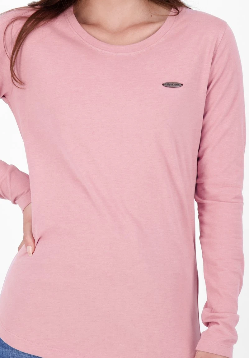 LEAAK A LONGSLEEVE - Langarmshirt - Mauve Melange 4 LEAAK A LONGSLEEVE - Langarmshirt - Mauve Melange – Bild 4