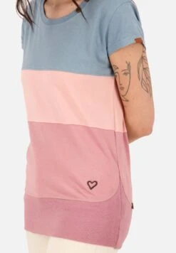 CORIAK KURZARM - T-Shirt Print - Mauve Melange -Alife & Kickin 7d79ee6a0f39472b8a8c0868eda365ce