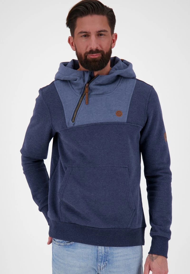 Kapuzenpullover - Marine Melange 1 Kapuzenpullover - Marine Melange