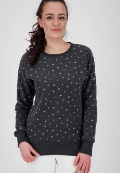 DARLA - Sweatshirt - Moonless Melange