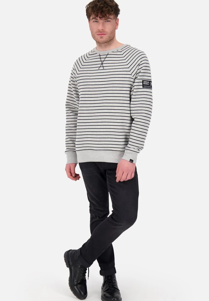 BORISAK Z RUNDHALS - Sweatshirt - Cloudy Melange 2 BORISAK Z RUNDHALS - Sweatshirt - Cloudy Melange – Bild 2