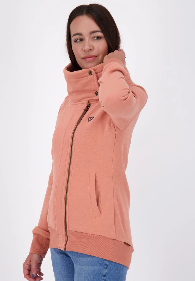 MERTEAK - Sweatjacke - Mahagonium Melange 5 MERTEAK - Sweatjacke - Mahagonium Melange – Bild 5