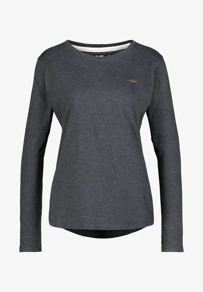 LEAAK A - Langarmshirt - Moonless Melange 6 LEAAK A - Langarmshirt - Moonless Melange – Bild 6