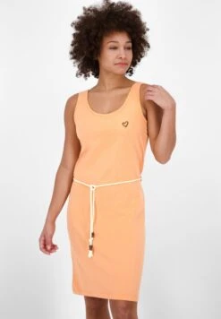 SLEEVELESS - Jerseykleid - Tangerine Melange