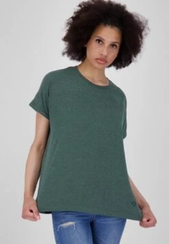 DINIAK A - T-Shirt Basic - Dark Forest Melange