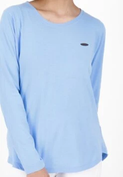 LEAAK A LONGSLEEVE - Langarmshirt - Fjord Melange -Alife & Kickin 8bd6851b7fc74a488be1a3c9a7141561