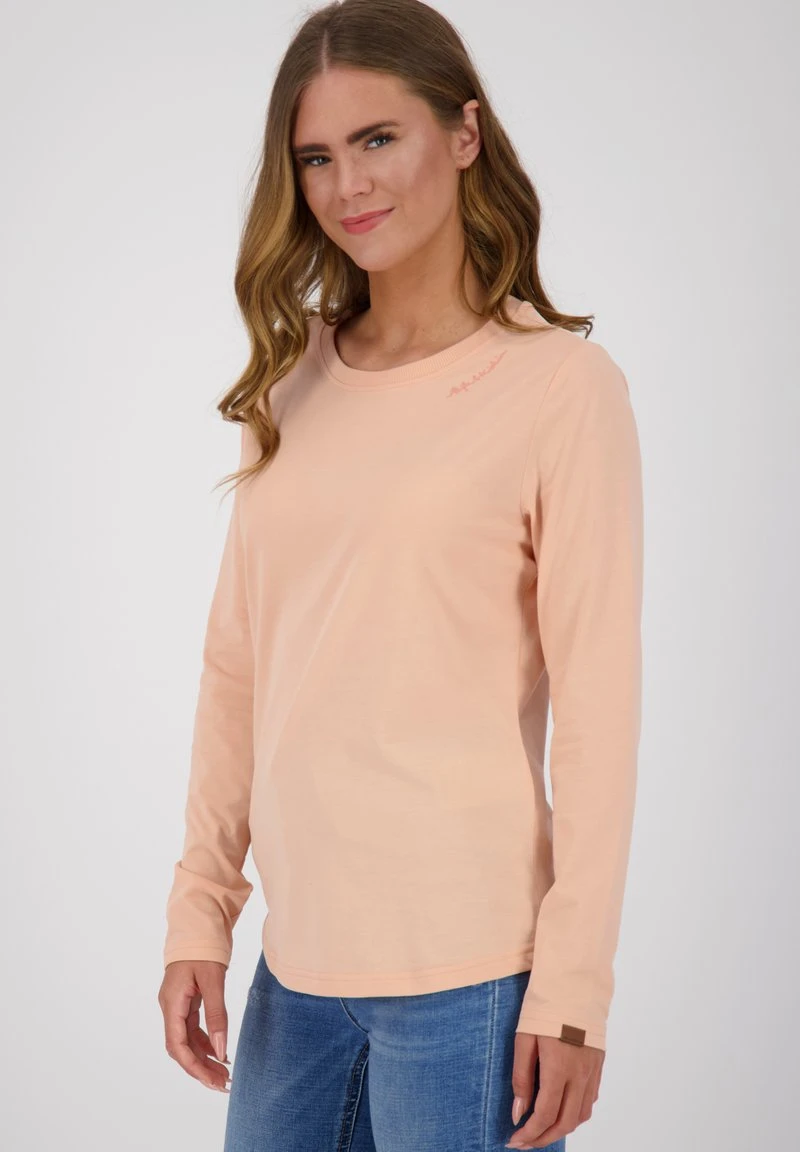LEANA - Langarmshirt - Apricot Melange 5 LEANA - Langarmshirt - Apricot Melange – Bild 5