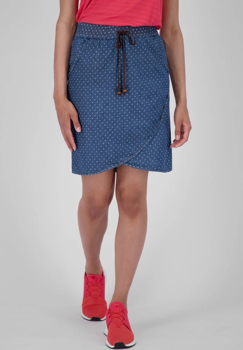 LUCIAK B - Wickelrock - Dark Denim 1 LUCIAK B - Wickelrock - Dark Denim