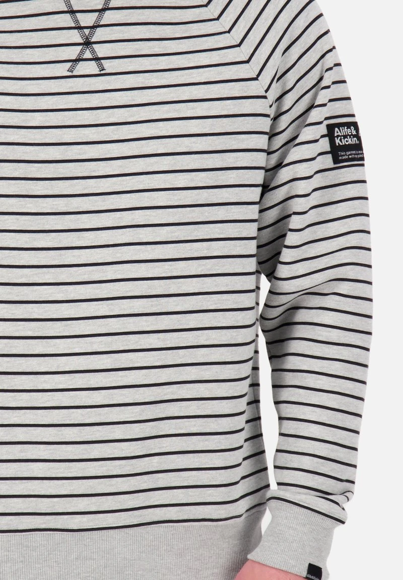 BORISAK Z RUNDHALS - Sweatshirt - Cloudy Melange 4 BORISAK Z RUNDHALS - Sweatshirt - Cloudy Melange – Bild 4