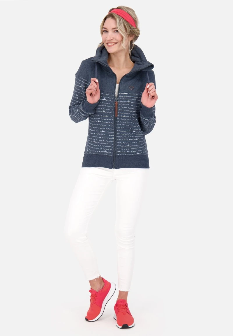 VALENAAK B - Sweatjacke - Marine Melange 2 VALENAAK B - Sweatjacke - Marine Melange – Bild 2