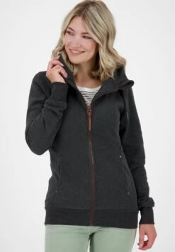 VIVIAN - Sweatjacke - Moonless Melange