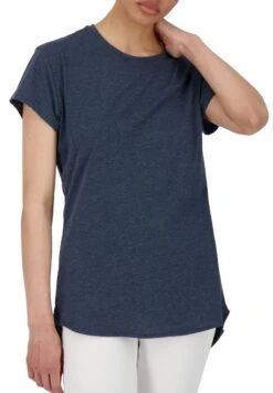 MINNYAK - T-Shirt Basic - Marine Melange 11 MINNYAK - T-Shirt Basic - Marine Melange -Alife & Kickin 920b1f61c21a45d3833e3356a685e22b