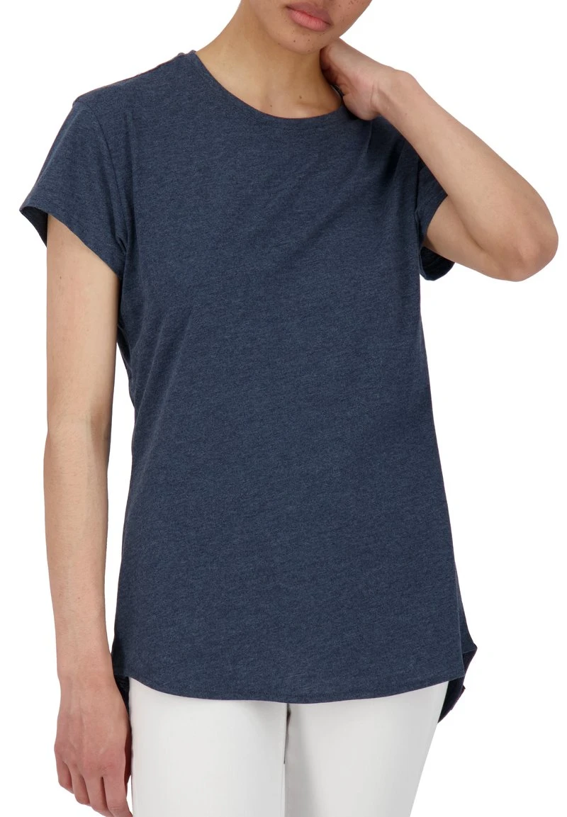 MINNYAK - T-Shirt Basic - Marine Melange 6 MINNYAK - T-Shirt Basic - Marine Melange – Bild 6