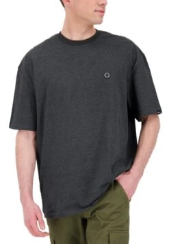 KURZARM - T-Shirt Basic - Moonless Melange 11 KURZARM - T-Shirt Basic - Moonless Melange -Alife & Kickin 953aee026d274d43aef37c41993e1021