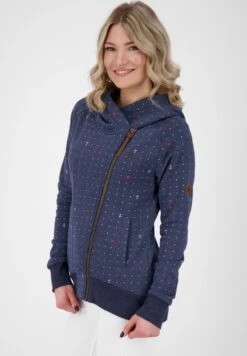 SNAKECHARMER - Sweatjacke - Marine Melange -Alife & Kickin 960b4316cb074c0e84b90cf562bc38a6