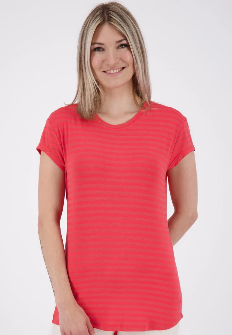 MIMMY - T-Shirt Print - Coral 1 MIMMY - T-Shirt Print - Coral