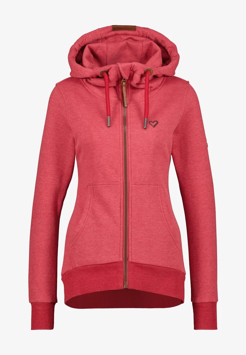 YASMINAK A - Sweatjacke - Cranberry Melange 6 YASMINAK A - Sweatjacke - Cranberry Melange – Bild 6