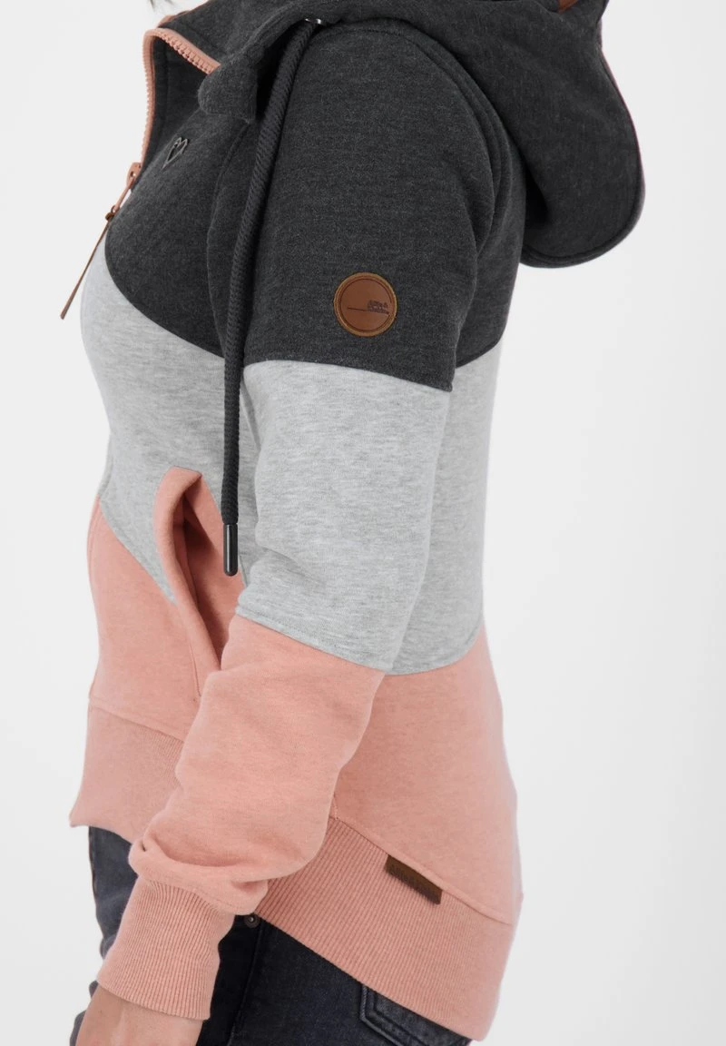 STEFFIAK - Sweatjacke - Mahagonium Melange 4 STEFFIAK - Sweatjacke - Mahagonium Melange – Bild 4