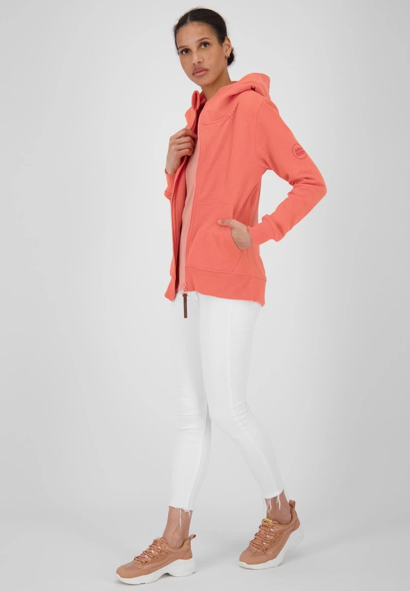 YASMINAAK A - Sweatjacke - Salmon Melange 2 YASMINAAK A - Sweatjacke - Salmon Melange – Bild 2