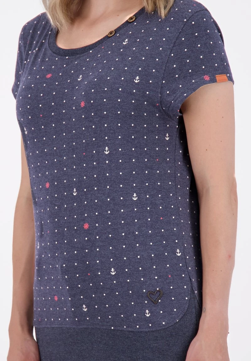 COCOAK B - T-Shirt Print - Marine Melange 4 COCOAK B - T-Shirt Print - Marine Melange – Bild 4