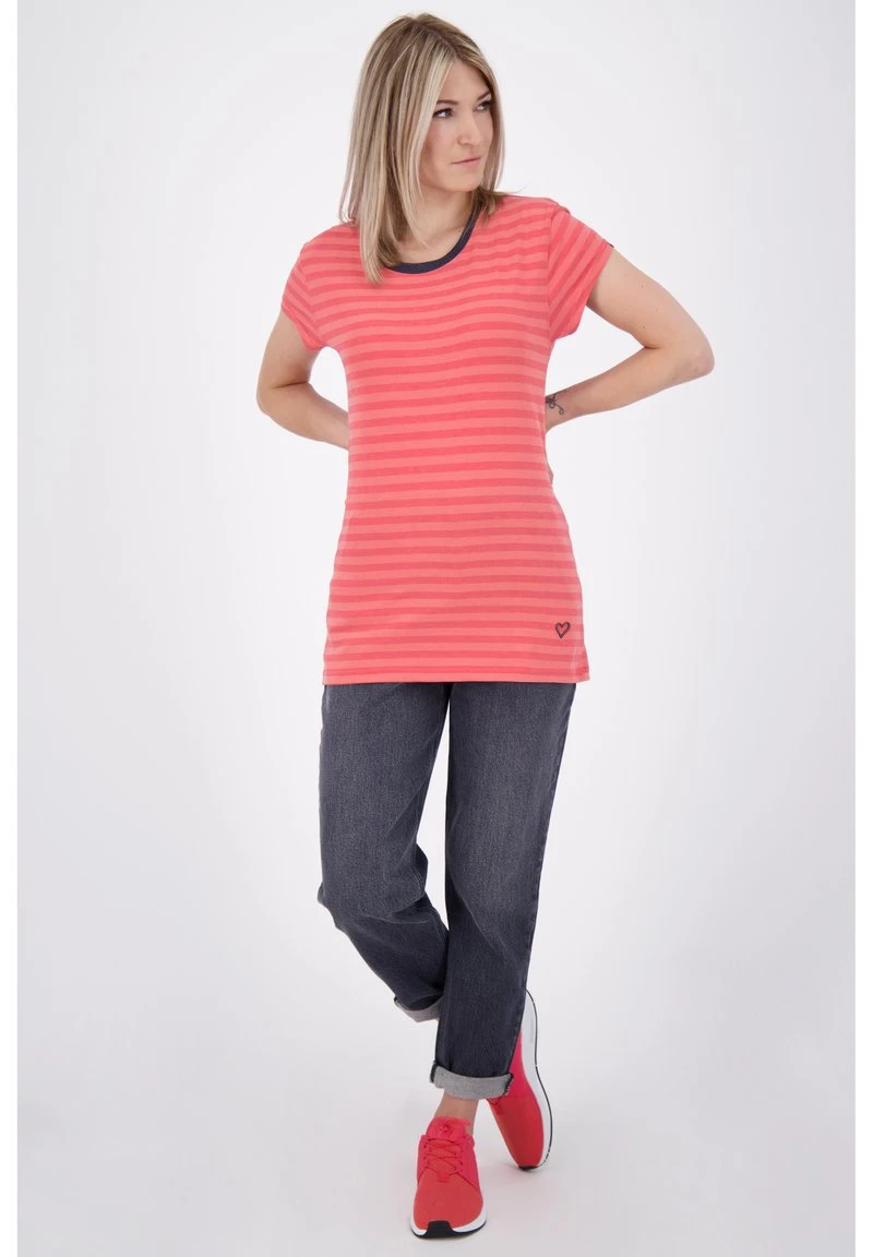 AMANDAAK Z - T-Shirt Print - Coral 2 AMANDAAK Z - T-Shirt Print - Coral – Bild 2