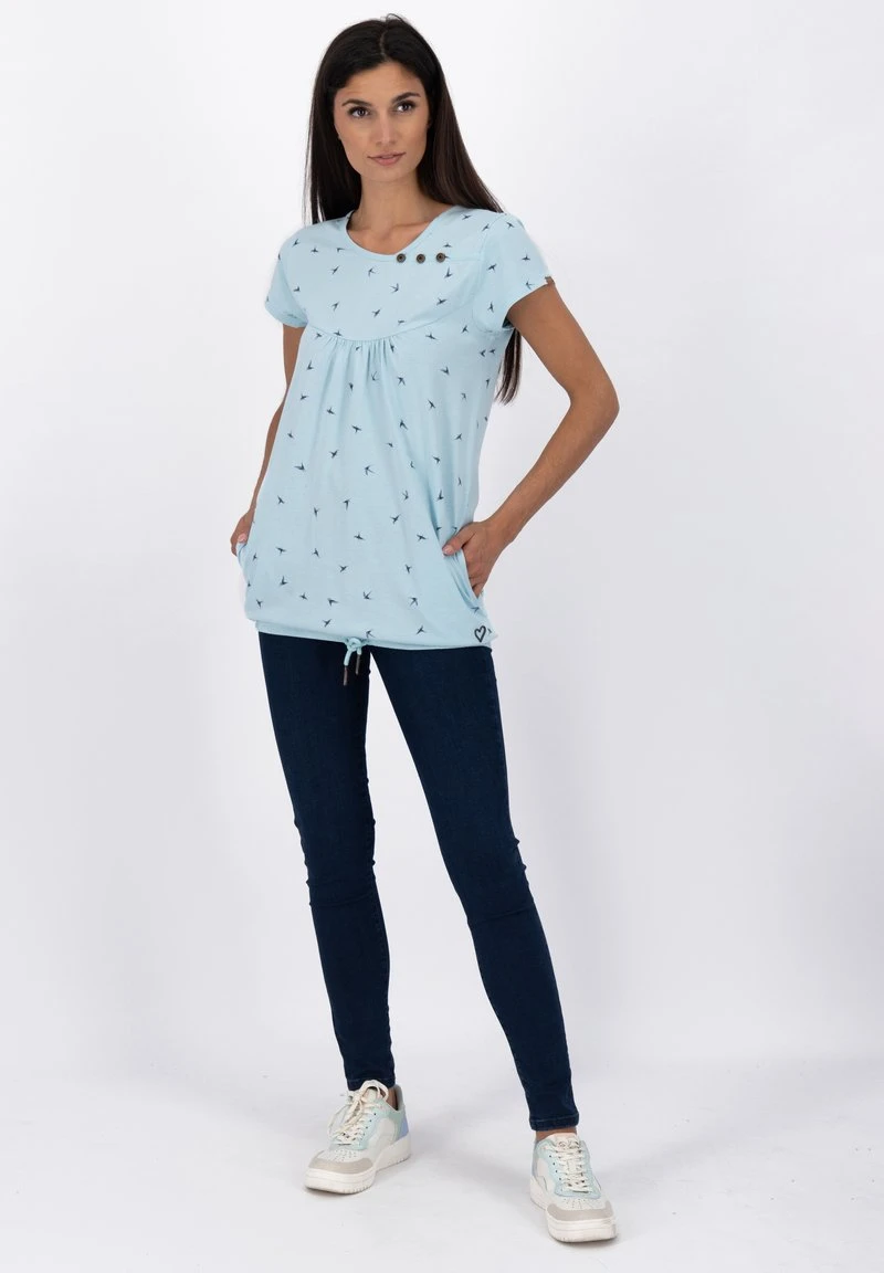 SUMMERAK - T-Shirt Print - Ice Melange 2 SUMMERAK - T-Shirt Print - Ice Melange – Bild 2