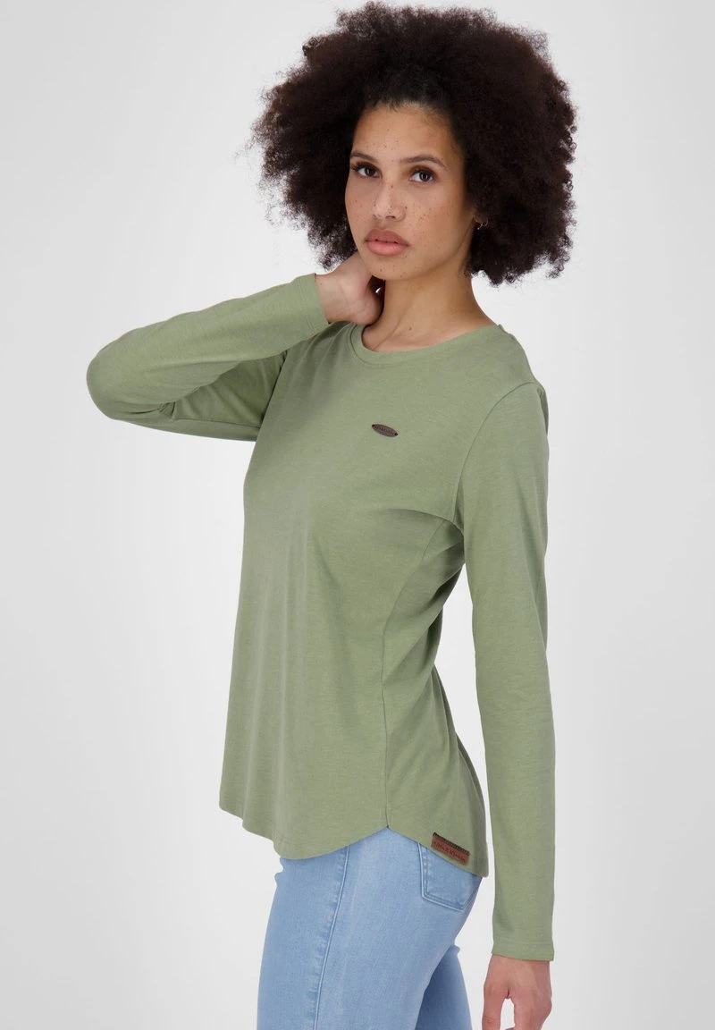 LEAAK A - Langarmshirt - Dust Melange 5 LEAAK A - Langarmshirt - Dust Melange – Bild 5