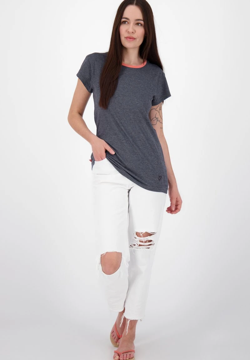 AMANDAAK A - T-Shirt Print - Marine 2 AMANDAAK A - T-Shirt Print - Marine – Bild 2