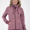VIVIANAK F - Sweatjacke - Mulberry Melange